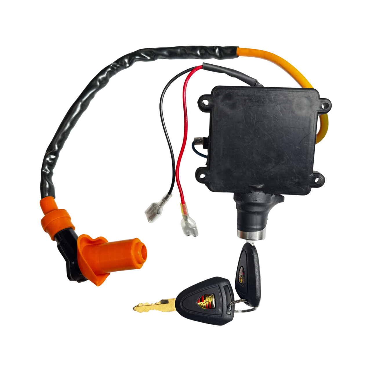 contactless electrical ignition for 8cc bicycle engine BH-Motor CDI Coil & Spark Plug 50cc 66cc 80cc Motor Motorized Bike : Automotive you can now lock up your engine 48cc and 66/80cc 2-Stroke Bicycle