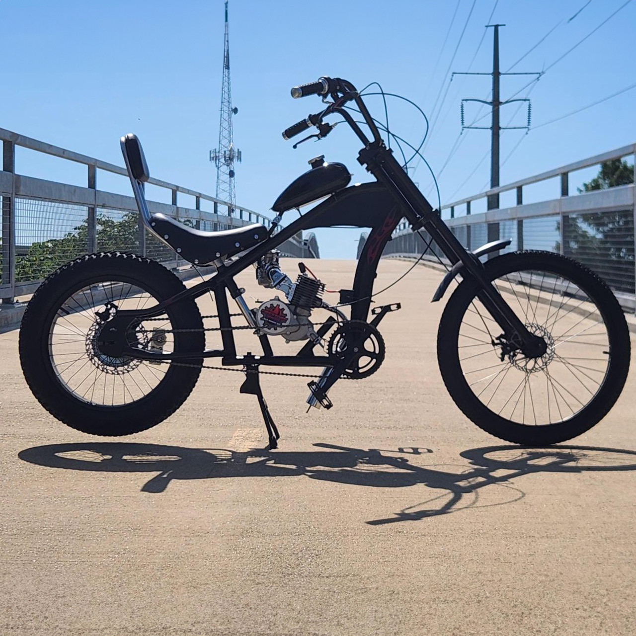 Zeda Chopper Engine-Ready Motorized Bicycle