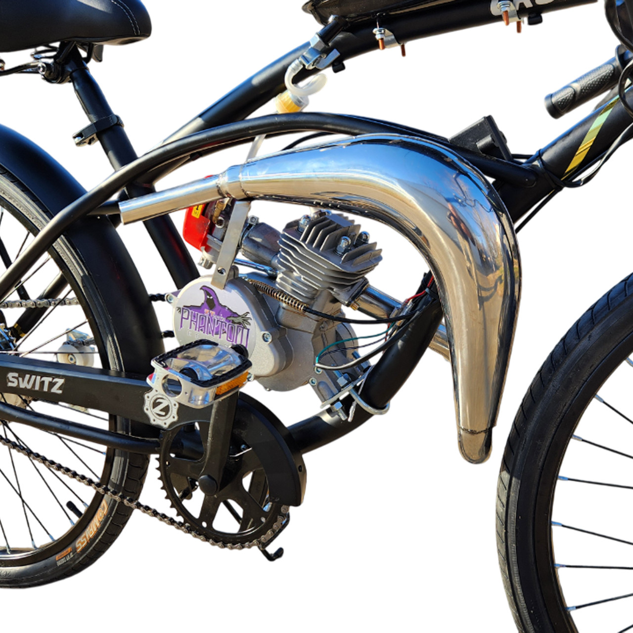 ZTMoto Phantom ZDX65 Exhaust Pipe | Bicycle-Engines