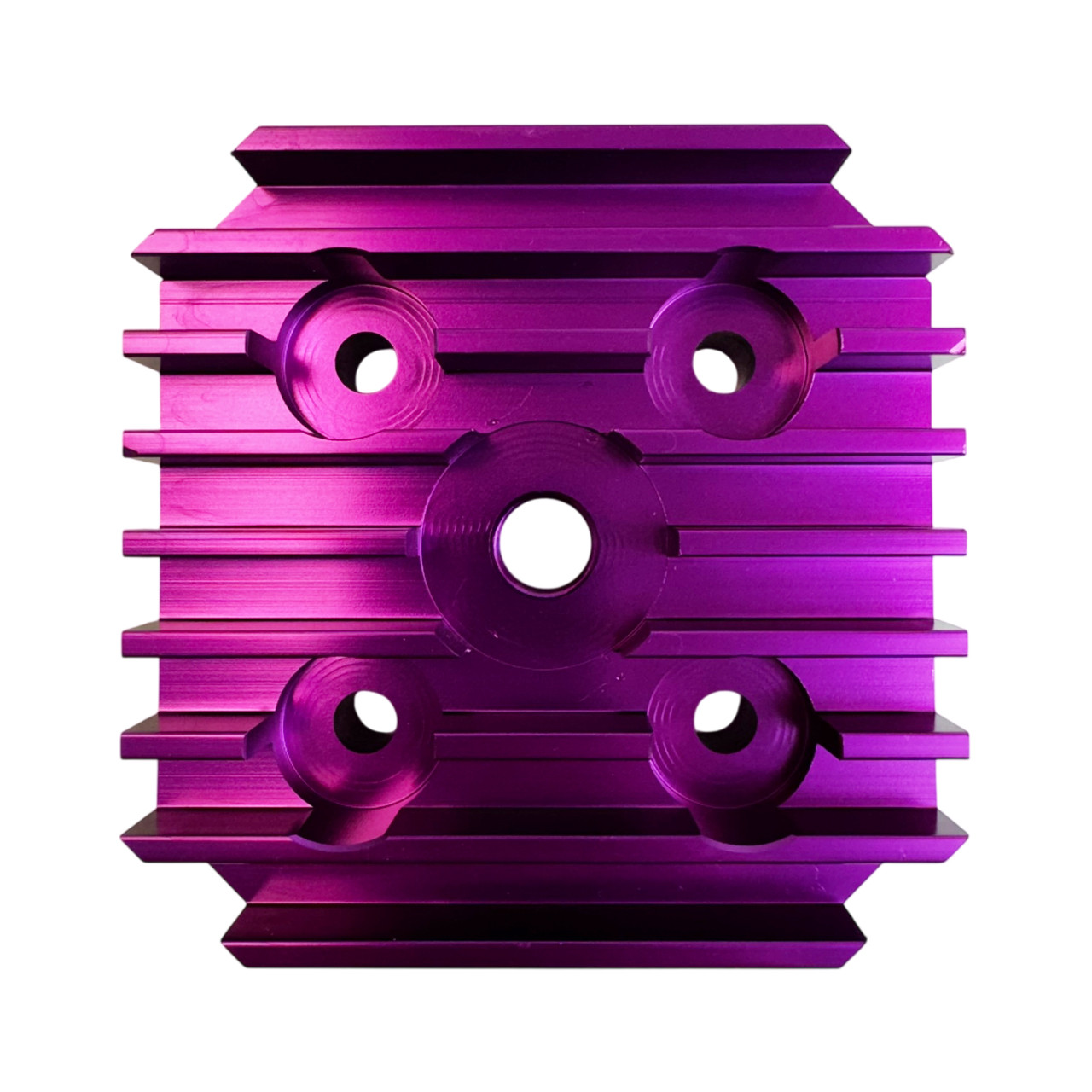 Wraith Super Cooling CNC Cylinder Head Purple | Bicycle-Engines