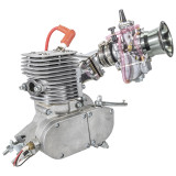 Zeda 100 Performance 2 Stroke Bicycle Engine Kit With Dio Reed Valve & OKO Carb - Silver