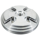 High Performance Round CNC 4 AXE Aluminum Cylinder Head For 60cc / 80cc Motorized Bike Engine