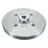 High Performance Round CNC 4 AXE Aluminum Cylinder Head For 60cc / 80cc Motorized Bike Engine