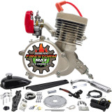 New Zeda 100 Max Complete 50mm Bore 2 Stroke Bicycle Engine Kit -  80cc/100cc - Firestorm Edition