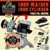 ZTMoto IM70 Iron Maiden - Performance Minarelli Vertical Iron Cylinder 2 Stroke Motorized Bicycle Engine Kit - 70cc Bike Motor