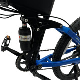 Zeda Gallatin Folding Electric Mountain Bike - 350 Watt 48 Volt eBike - 26 Inch Mag Wheels