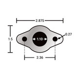 ZTMoto Phantom ZDX65 Exhaust Pipe Stainless Steel Muffler (MZ65 Replica) for Phantom 85 2 Stroke Motorized Bicycle Engines