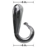 ZTMoto Phantom ZDX65 Exhaust Pipe Stainless Steel Muffler (MZ65 Replica) for Phantom 85 2 Stroke Motorized Bicycle Engines