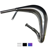ZTMoto Phantom ZTX65 Exhaust Pipe Stainless Steel Muffler (MZ65 Replica) for Phantom 85 2 Stroke Motorized Bicycle Engines