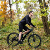 Zeda Bridger Electric Hybrid Bike - 350 Watt 48 Volt eBike - 26 Inch Wheels