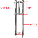 Non-Suspension Triple Tree Bicycle Forks