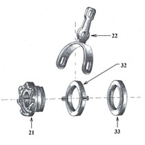 Sliding Engager Gear Assembly w/ Key