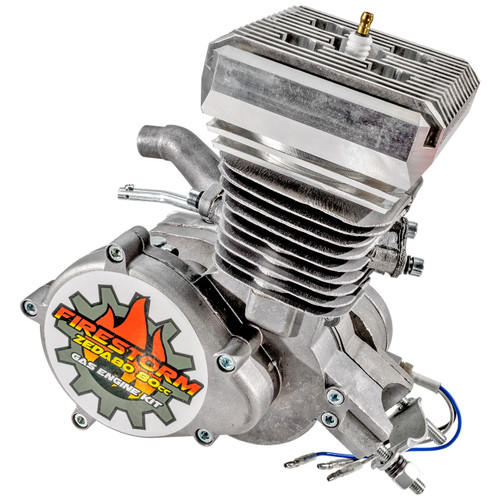 High Performance Silver CNC Aluminum Cylinder Head For 60cc / 80cc ...