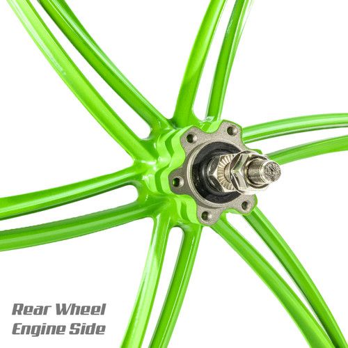 motorized bicycle mag wheels