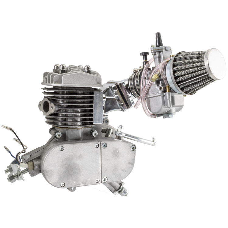 Zeda 80 Silver 2 Stroke Engine Kit Dio Reed & OKO Carb Kit