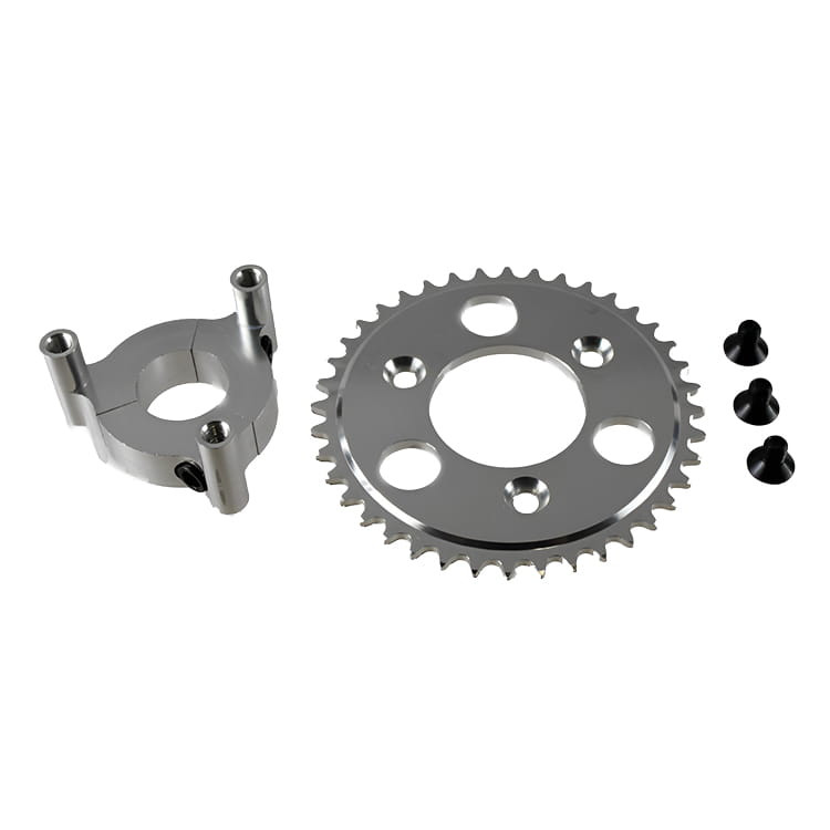CNC Aluminum Heavy Duty Bicycle Engine Sprocket Adapter For Motorized Bikes - 40 Tooth