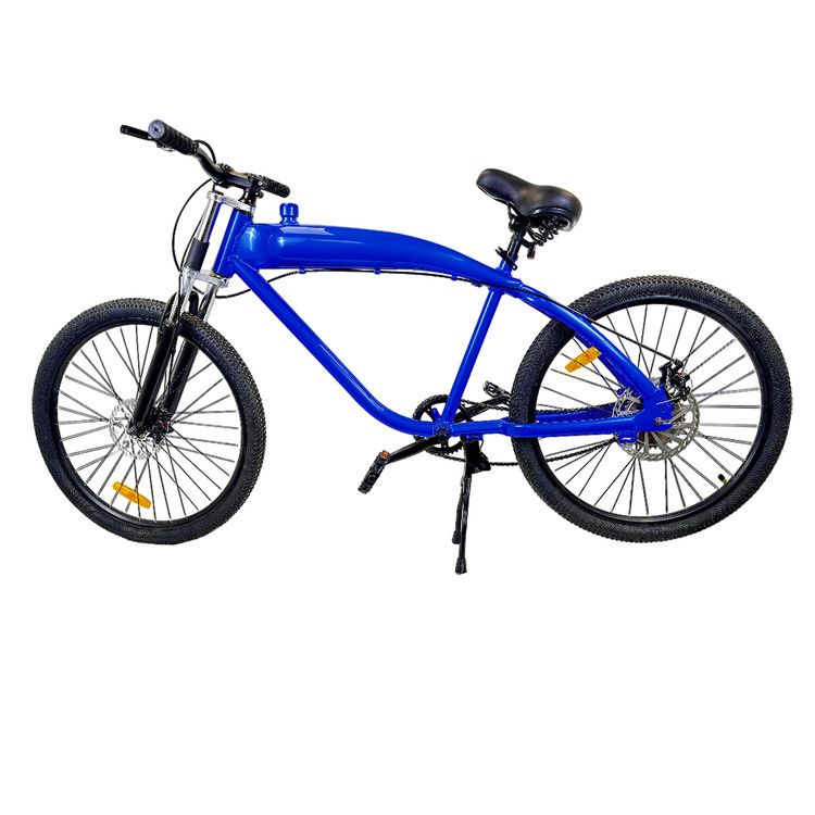 Zeda Dawn V2 Engine-Ready Motorized Bicycle - Built In Gas Tank - 26 Inch Felt Faker Cruiser Replica Gas Frame Bike