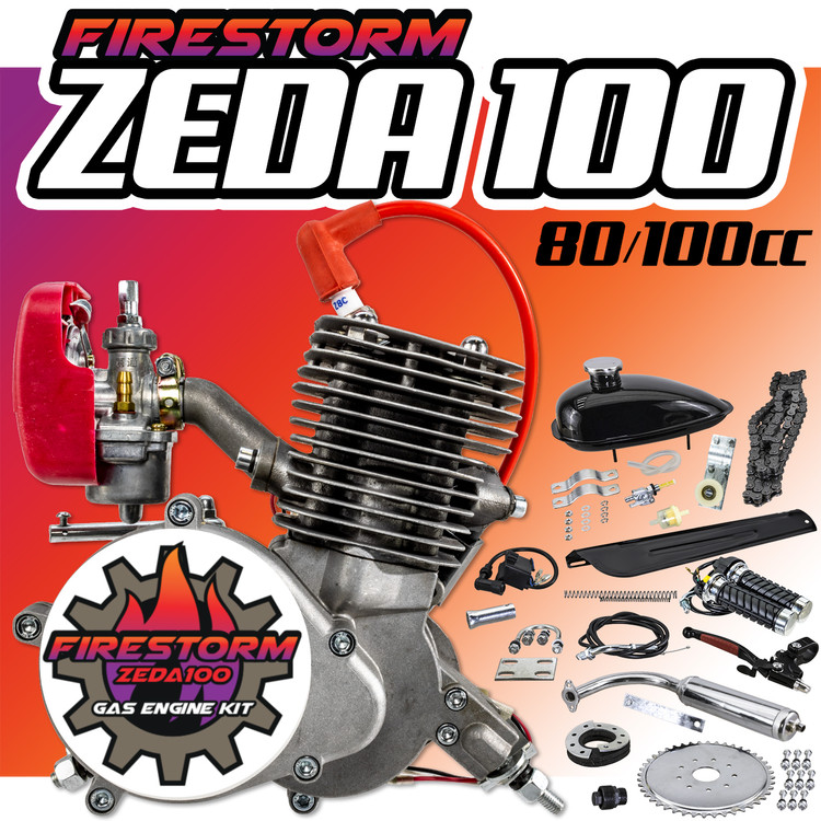 Zeda 100 Firestorm 80cc/100cc 2 Stoke Bicycle Engine Kit