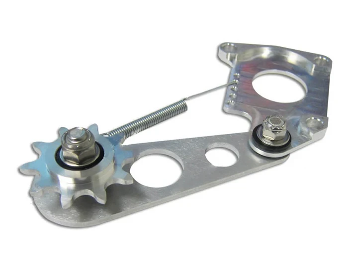 CNC Springer Chain Tensioner with Chain Guide - Billet Aluminum