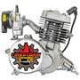 New Zeda 80 Complete 80cc 2 Stroke Motorized Bicycle Engine Kit - Firestorm Edition