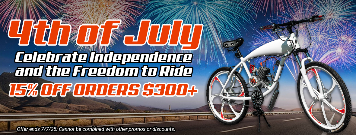 4TH of July Sale - 15% OFF orders $300+