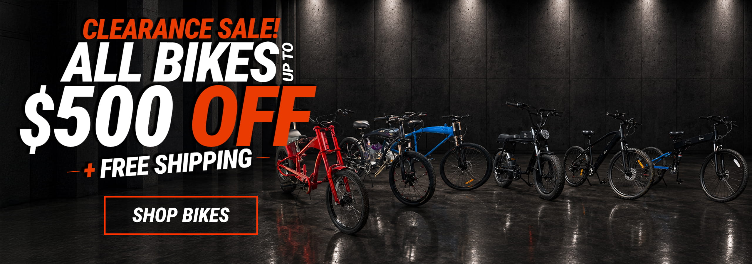 BIKE CLEARANCE SALE - UP TO $500 OFF