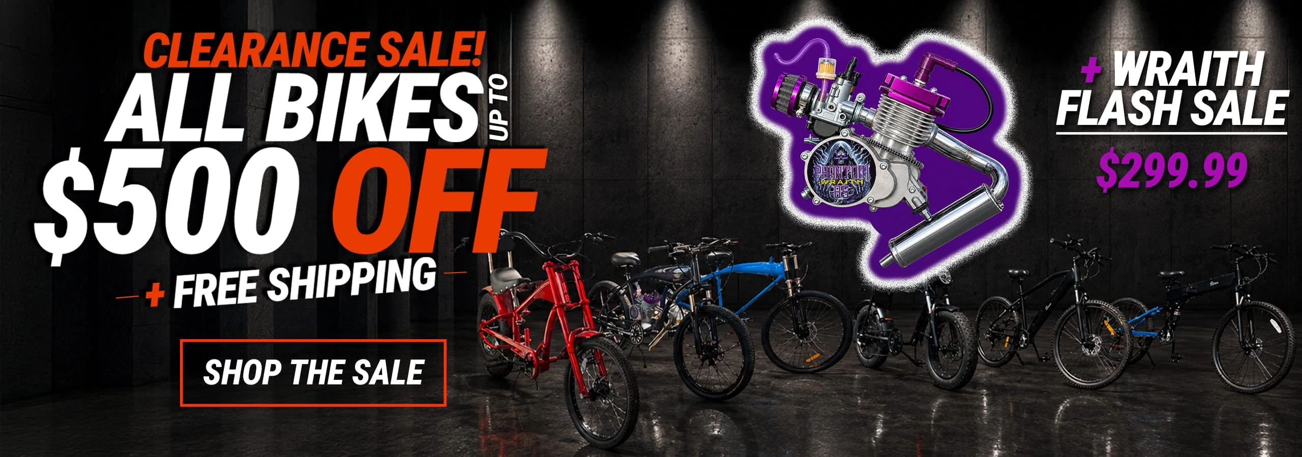 BIKE CLEARANCE SALE - UP TO $500 OFF