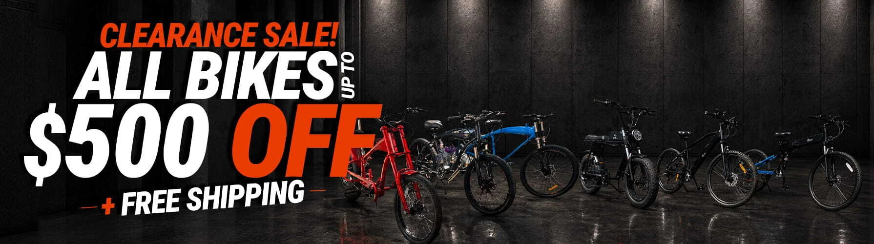BIKE CLEARANCE SALE - SAVE UP TO $500!
