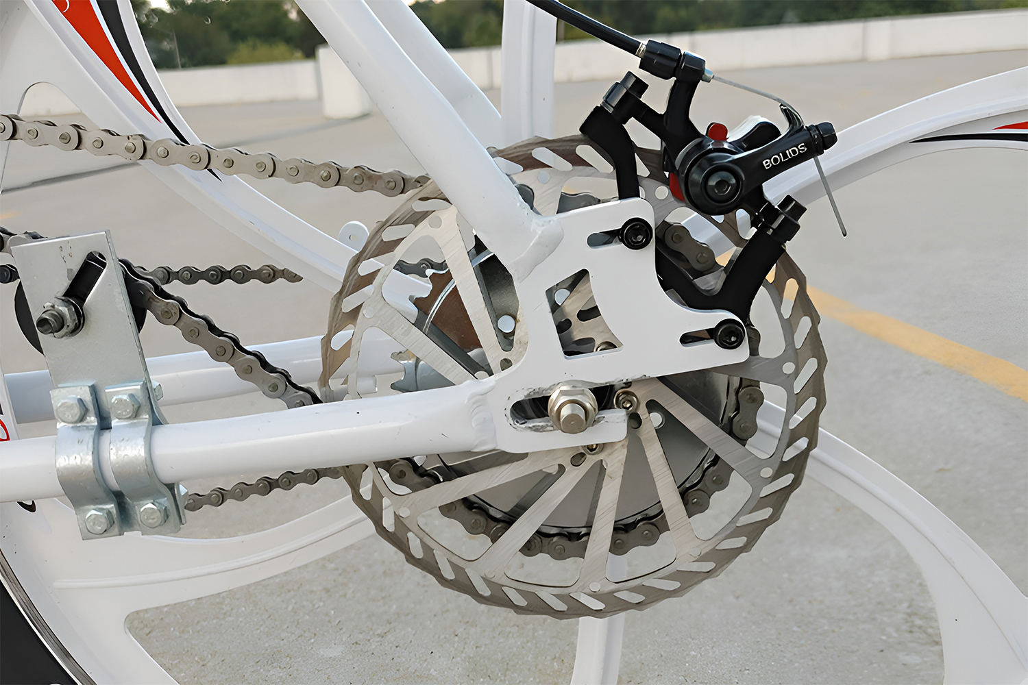 Disc brake system detail
