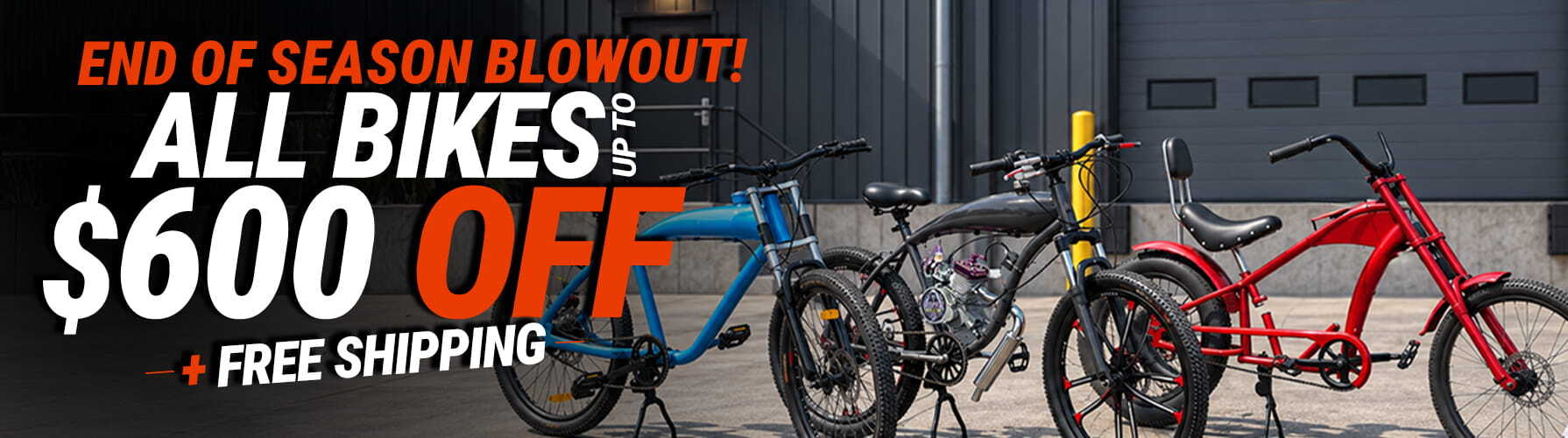 BIKE CLEARANCE SALE - SAVE UP TO $500!