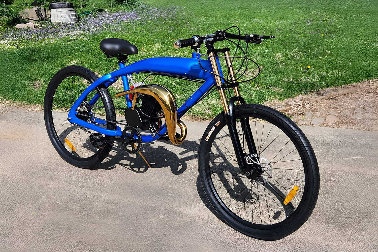 Custom motorized bicycle build