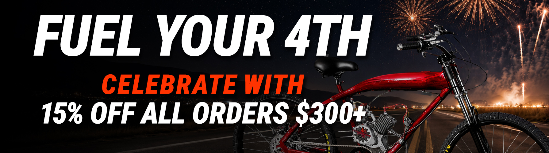FUEL YOUR 4TH - 15% OFF ORDERS $300+