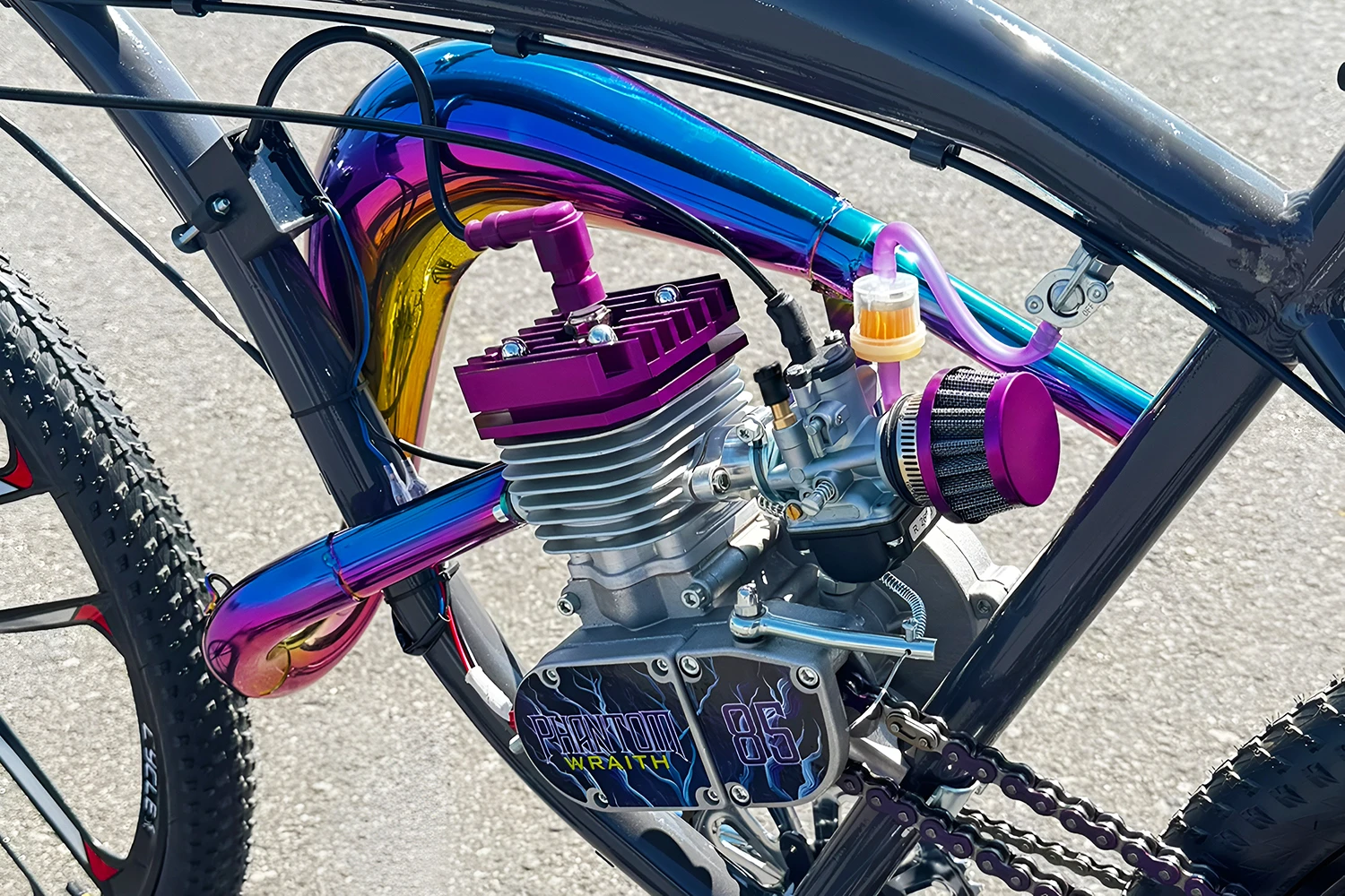 Phantom 85 Wraith engine close up