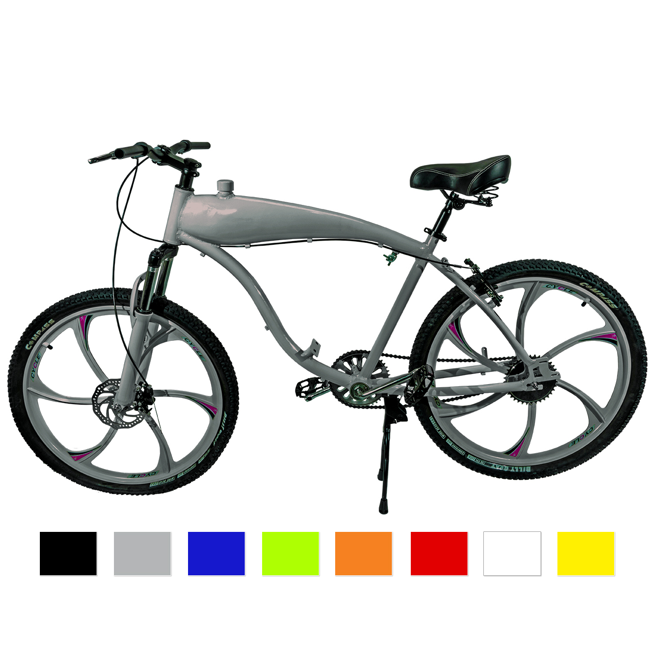 Zeda Screaming Demon V2 Engine-Ready Gas Frame Bike