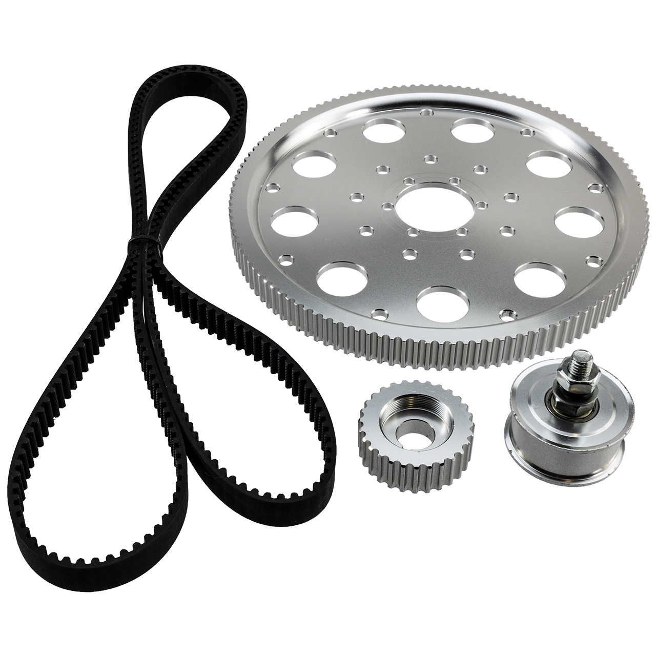 T-Belt Drive Conversion Kit For 2 Stroke Motorized Bikes / Bicycle Engines - Performance CNC Transmission