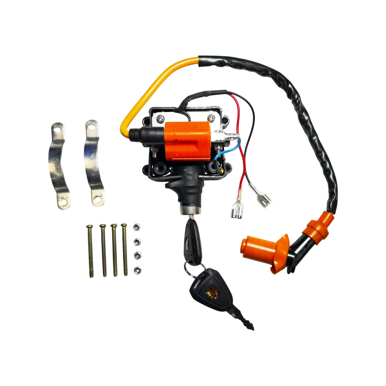 contactless electrical ignition for 8cc bicycle engine QAZAKY Performance 2-Wire Magneto Coil + CDI Coil + Spark Plug Compatible with 49cc With this new deluxe electronic ignition system The Best Electrical Upgrades for