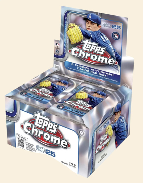2025 TOPPS CHROME JUMBO BOX