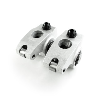 1.65 RATIO 7/16" ADJ SHAFT MOUNT Ford V8 Windsor Platinum Roller Rockers - Suits Aftermarket Heads