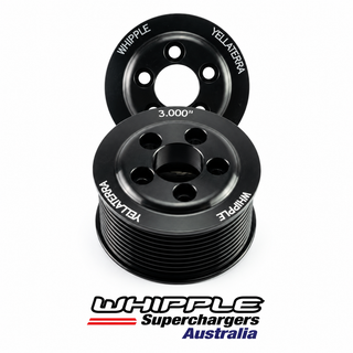 Whipple Pulley 3.000" 10Rib 5Bolt Black