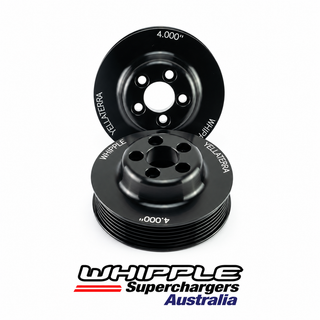 Whipple Pulley 4.000" 10Rib 5Bolt Black