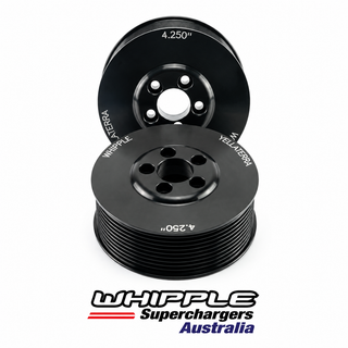 Whipple Pulley 4.250" 10Rib 5Bolt Black