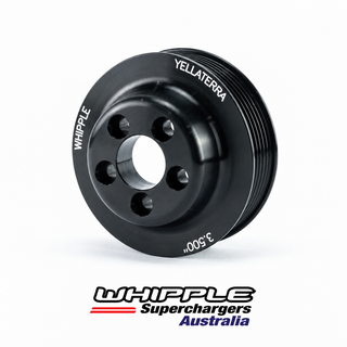 Whipple Pulley 3.500" 6Rib 5Bolt Black