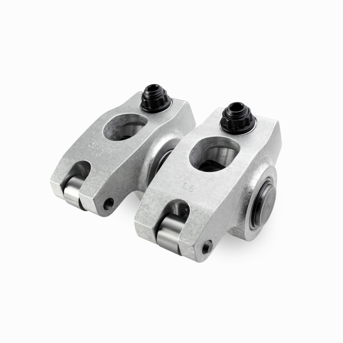 1.65 X 1.55 RATIO 7/16" RATIO Small Block Chevrolet V8 Platinum Roller Rockers (YT 6617)