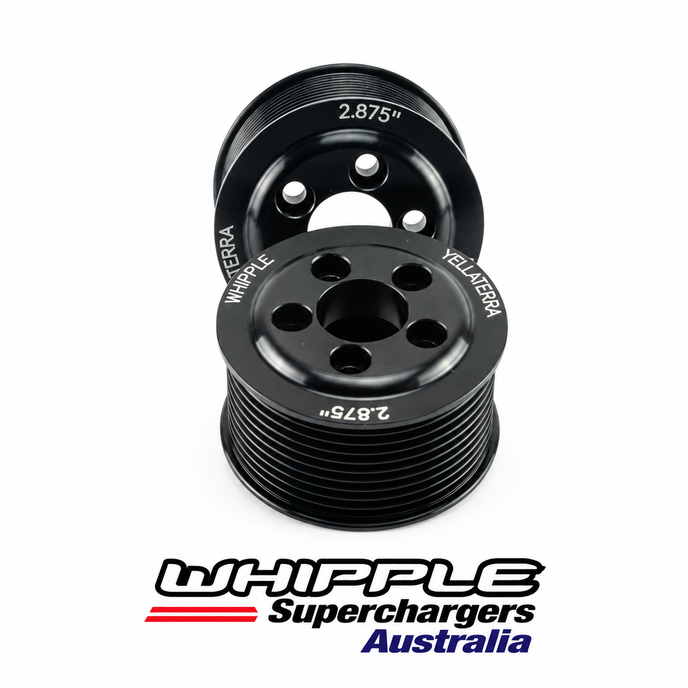  Whipple Pulley 2.857" 10Rib 5Bolt Black