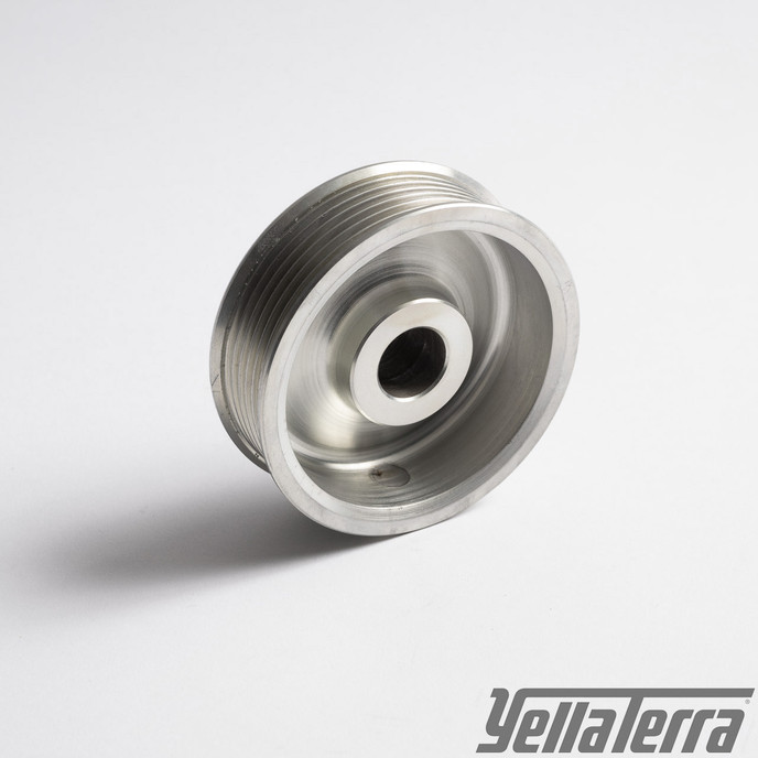 HOLDEN 3800 V6 PRESS ON PULLEY 87MM SILVER  from Yella Terra.
