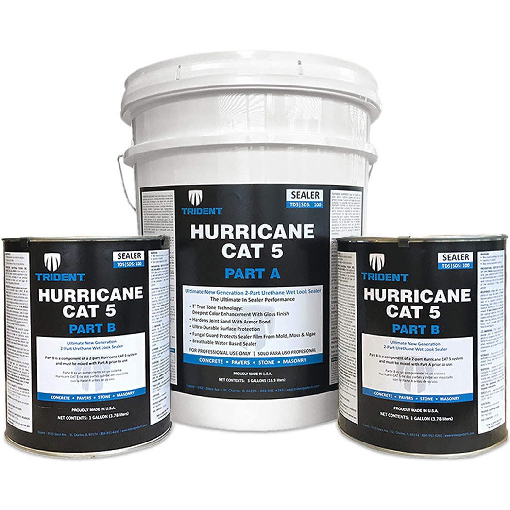 Surebond Wet Look Paver Sealer | Trident Hurricane CAT-5