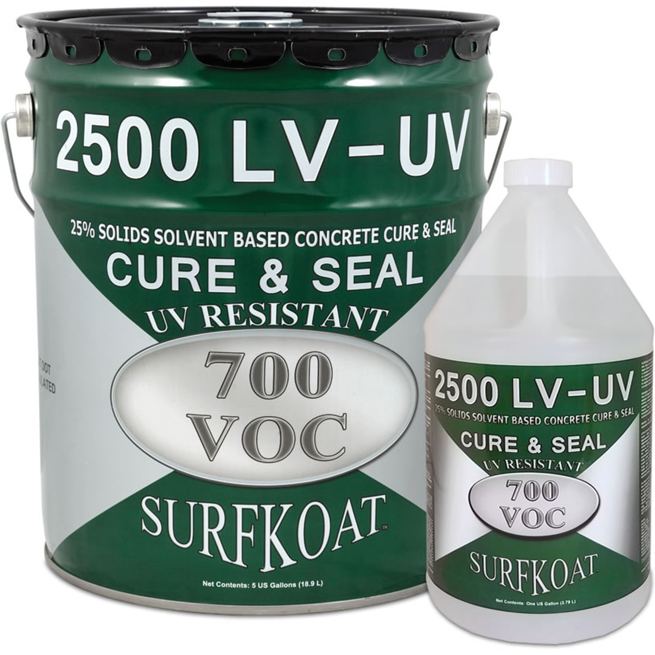 Concrete Cure & Seal 25  UV Acrylic Curing Compound