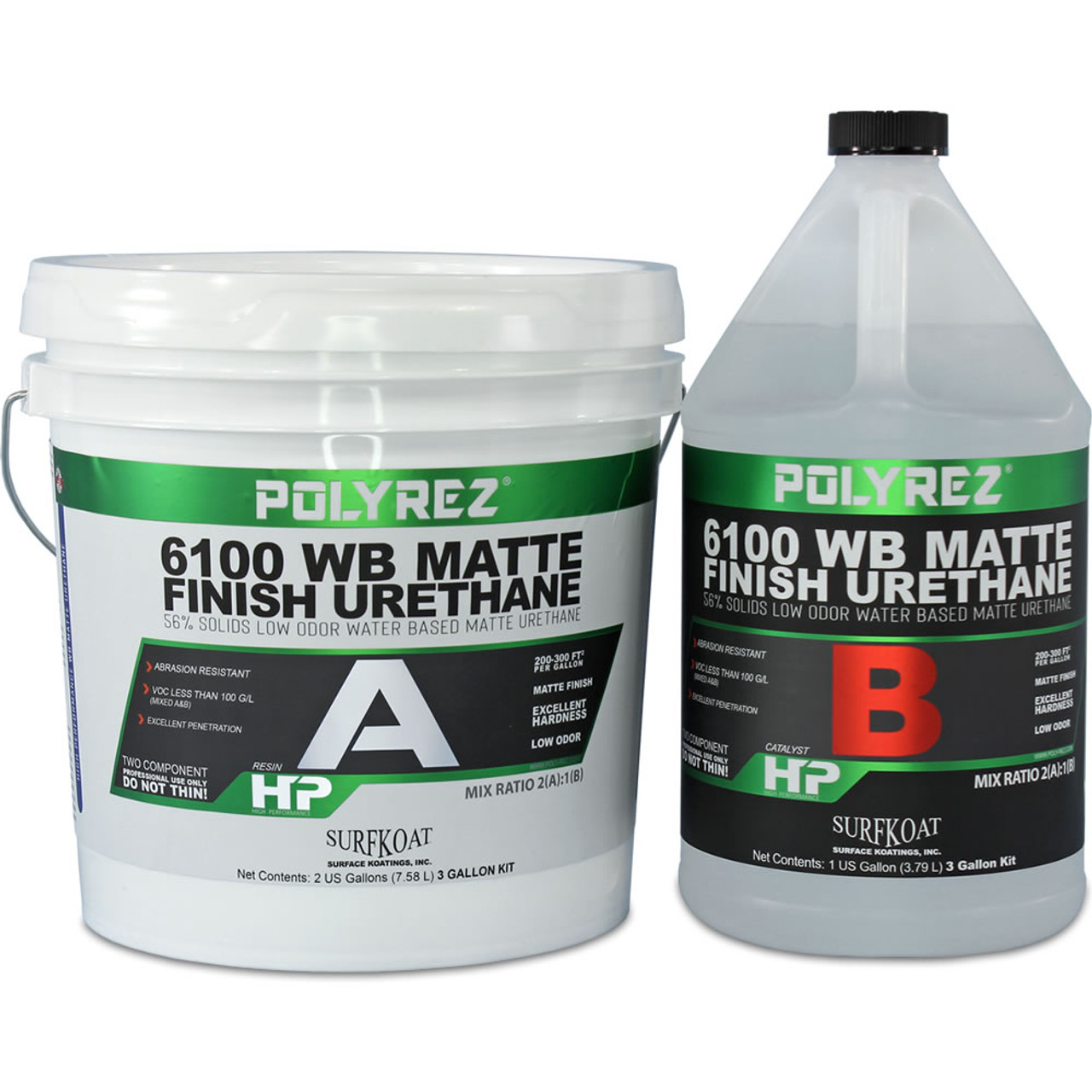 Matte Finish Water-Based Urethane | PolyRez 6100 Matte