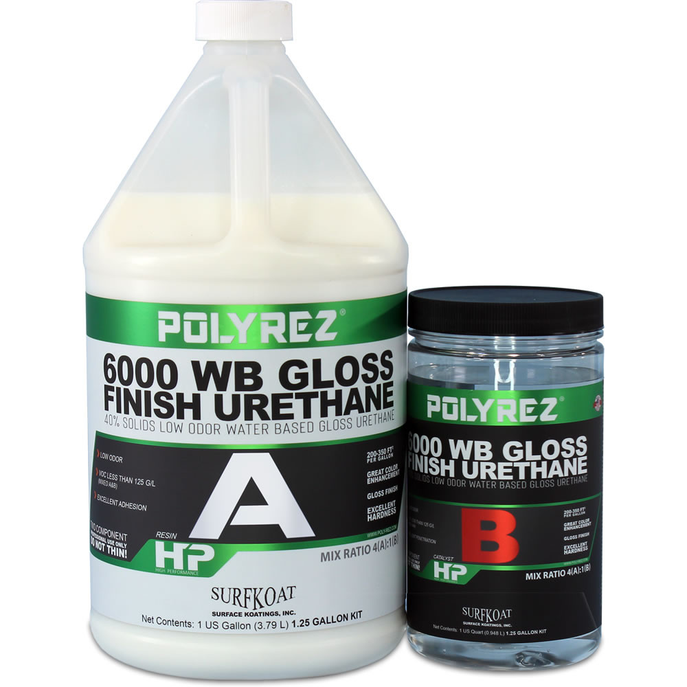 Water-Based Urethane Sealer | PolyRez 6000 Gloss