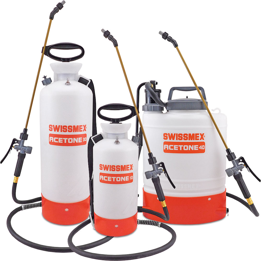 Swissmex Acetone Sprayers | Best Acetone Dye Pump Sprayer